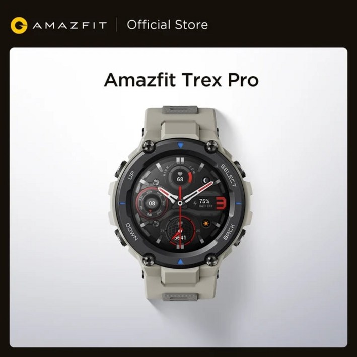 새로운 Amazfit TRex Trex 프로 T 렉스 GPS 야외 Smartwatch 방수 18 일 배터리 수명 390mAh 스마트 워치 안드로이드 iOS 전화 새로운 Amazfit TRex Trex 프로 T 렉스 GPS 야외 Smartwatch 방수 18 일 배터리 수명 390mAh 스마트 워치 안드로이드 iOS 전화
