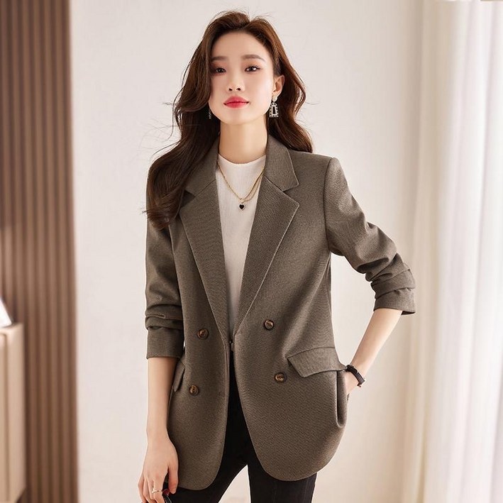 루스리더 여성 패션 데일리 루즈핏 베이직 블레이저 V431