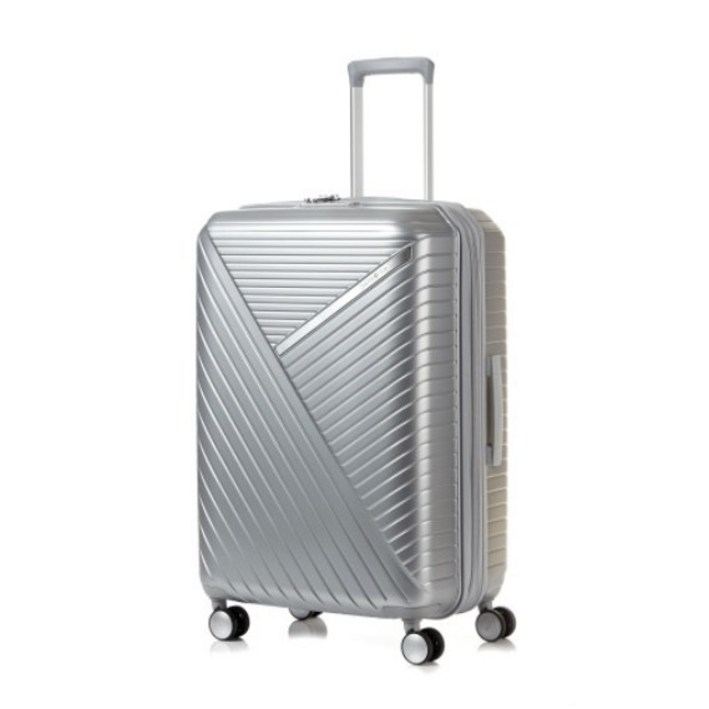 쌤소나이트 대형 캐리어 28인치 실버색 확장형  TSA 더블휠