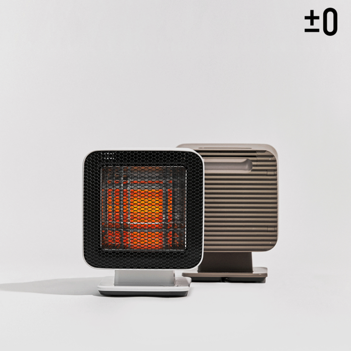 [본사직영] 플러스마이너스제로 리플렉트 에코히터 REH-400A, 단일상품, 라이트그레이
