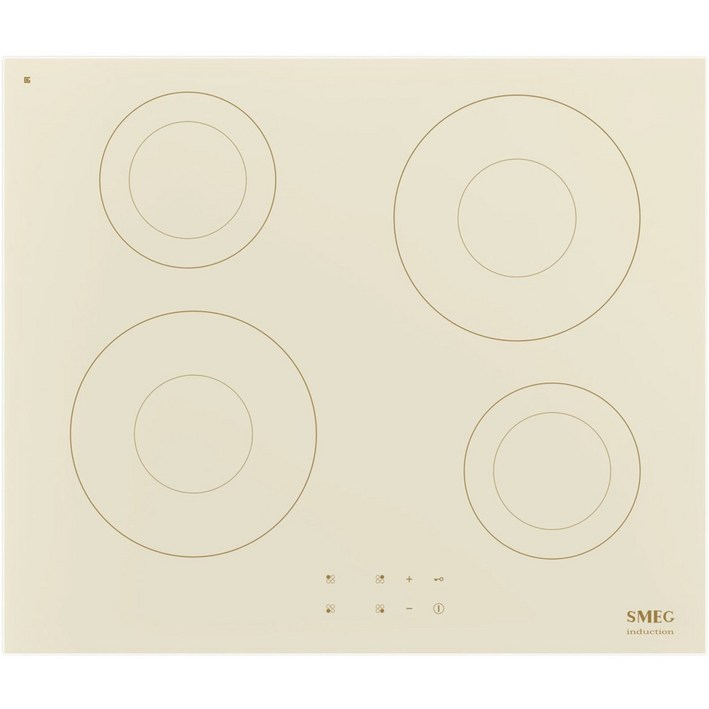 스메그 SI2641DP 4구 인덕션 60cm 크림 주방 인테리어 리모델링 레트로 화이트