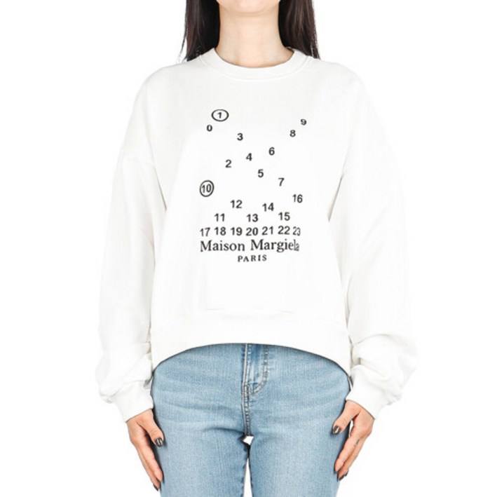 [메종마르지엘라] 넘버 맨투맨 (S51GU0118 S25540 900)