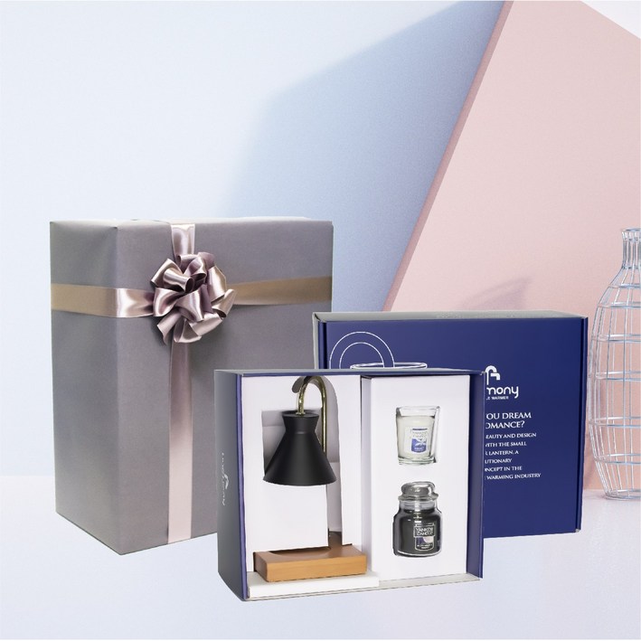 하모니캔들워머 라움 디머 밝기조절 우든미니 양키캔들 스몰자 선물세트