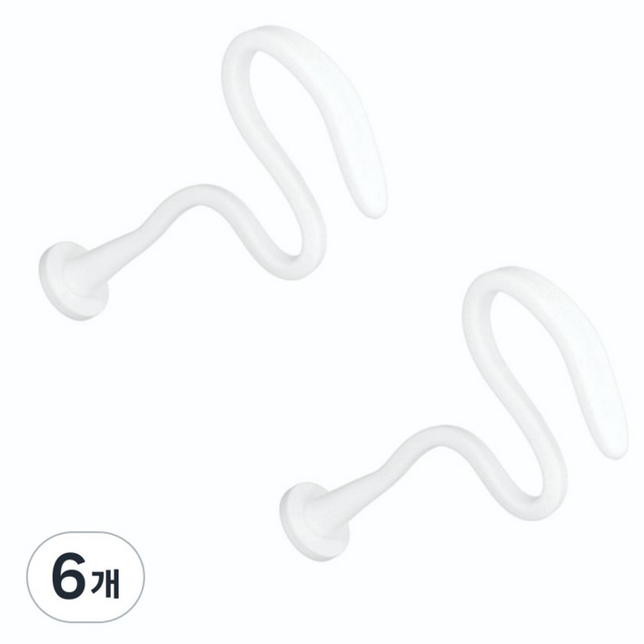 생기당 세탁기 건조기 환기용 도어 클립 닫힘 방지 2P, 6개, 도어클립