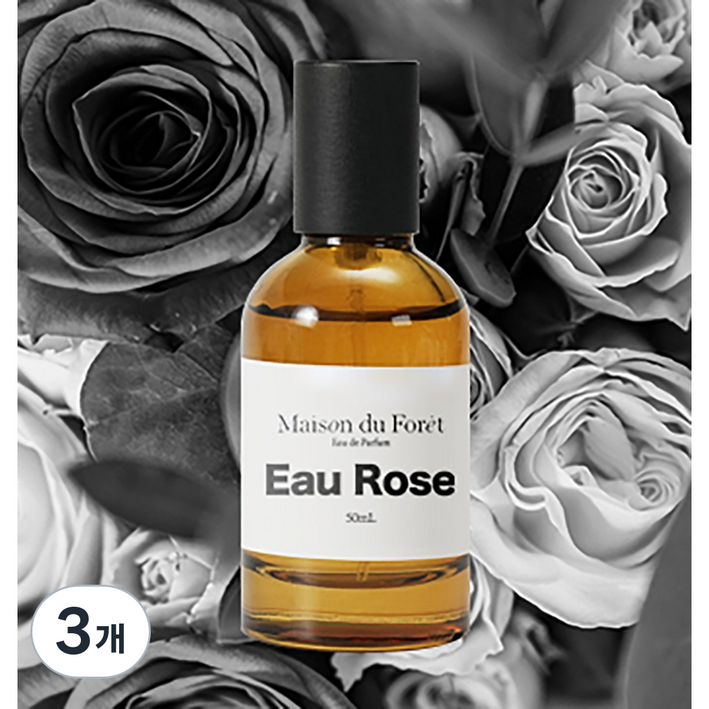 메종듀포레 오 로즈 향 니치향수 오 드 퍼퓸, 3개, 30ml