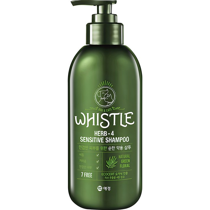 휘슬 허브4 약용 반려동물 샴푸, 500ml, 1개 휘슬 허브4 약용 반려동물 샴푸, 500ml, 1개