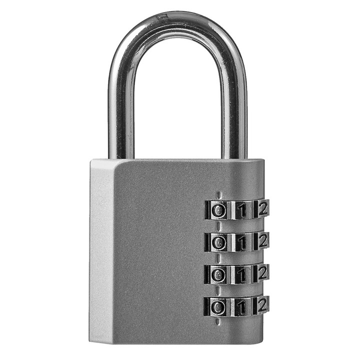 코멧 프리미엄 다이얼식 자물쇠 그레이 대형