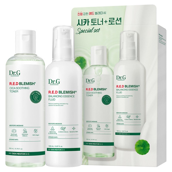 닥터지 레드 블레미쉬 시카 토너 200ml  로션 150ml 2종 세트