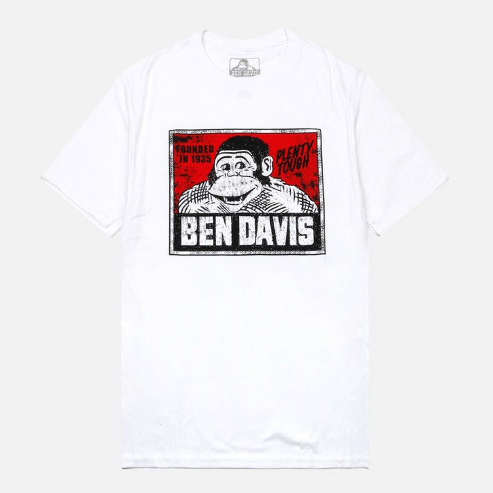 벤데이비스 남성용 VINTAGE LOGO 반팔 티셔츠