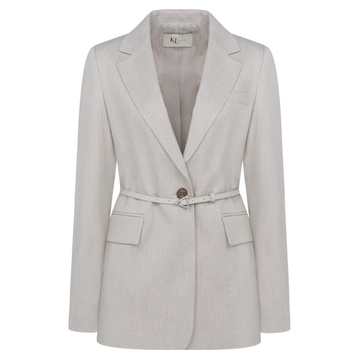 케이엘바이린 여성용 리코 벨티드 자켓