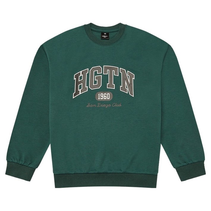 행텐틴즈 더블페이스 빅 로고 맨투맨