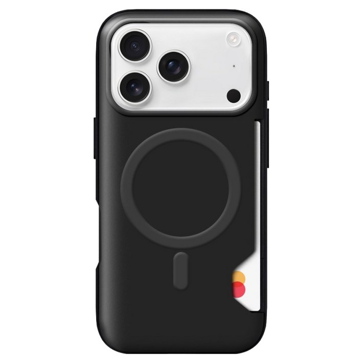 디자인플러스 카드 2장 맥세이프 슬림 범퍼 휴대폰 케이스