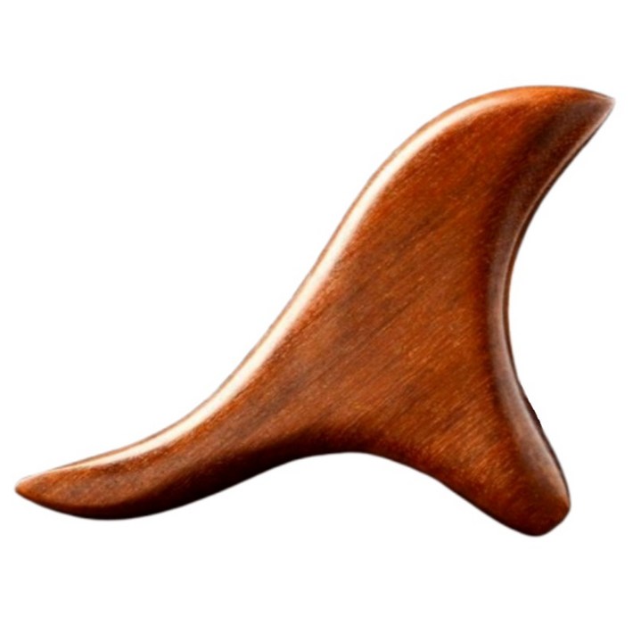 모먼트홈 두피 발 경락 괄사 로즈우드 전신 마사지기, 단일색상, 1개