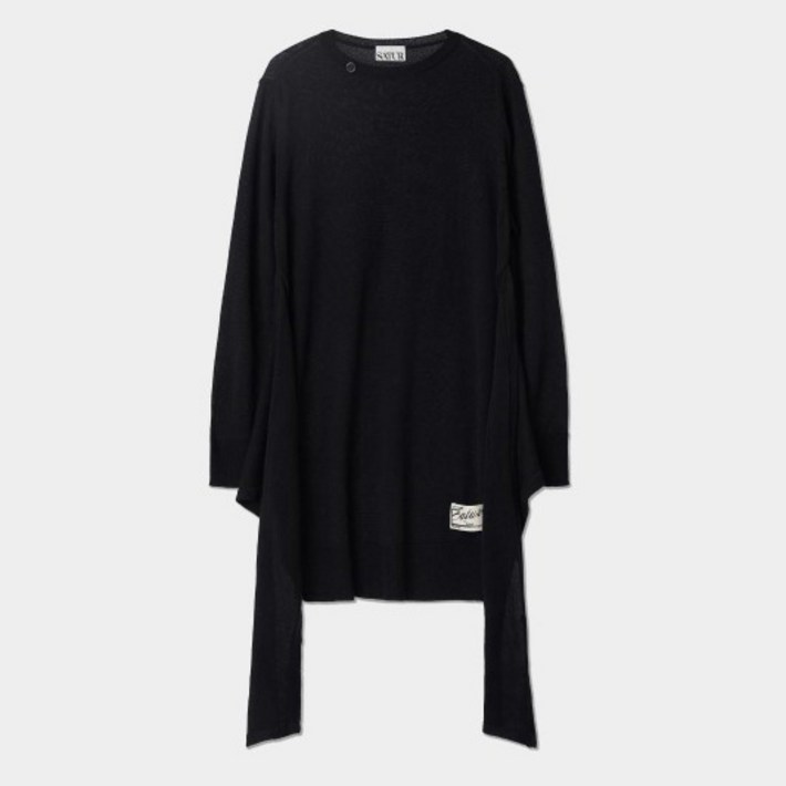 세터 여성용 타브 니트 랩 원피스