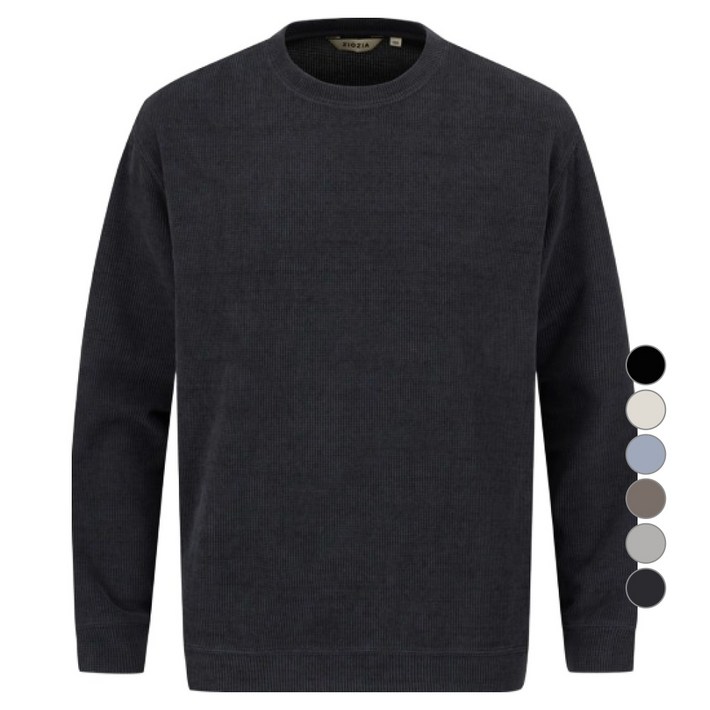 지오지아 남성용 셔닐 메쉬 긴팔 티셔츠 AEF4TR1103