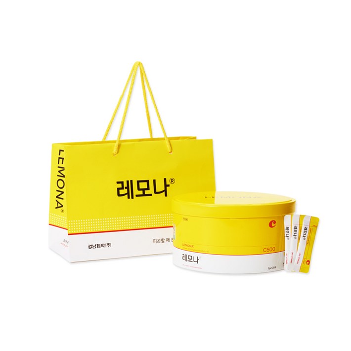 레모나 산 틴케이스 120포  쇼핑백