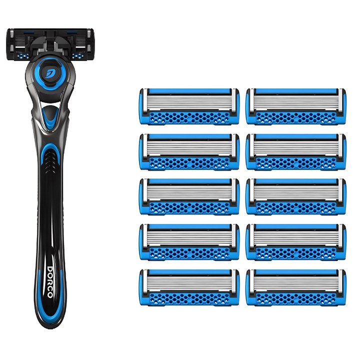 도루코 페이스7 2 프레쉬 면도기 세트, 면도기  면도날 11p, 1개