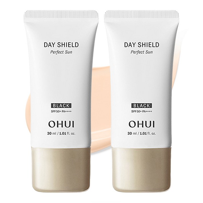 오휘 데이쉴드 퍼펙트 선크림 블랙 듀오 SPF50+ PA++++