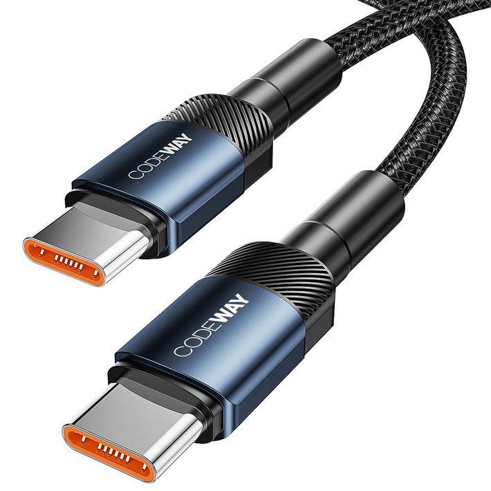 코드웨이 C타입C타입 PD 초고속 충전 케이블, 1개, 2m, 블루