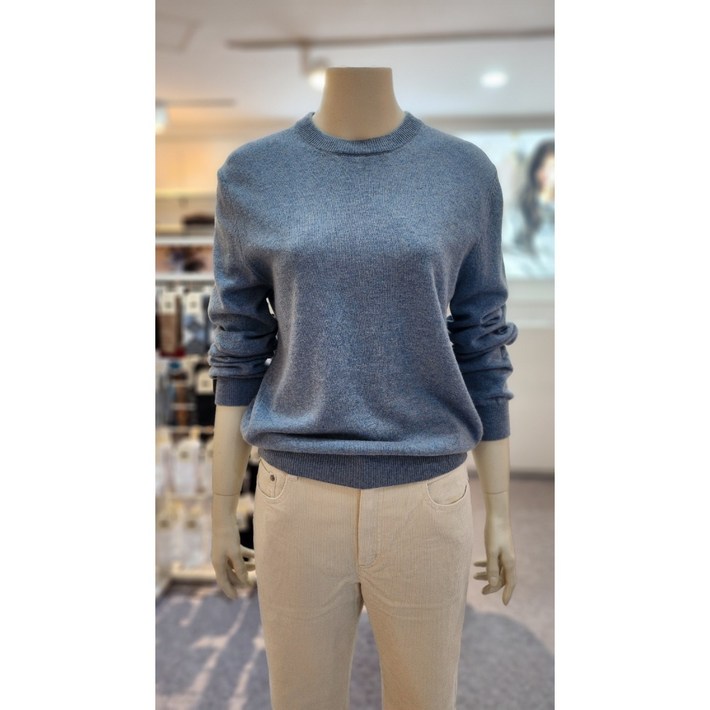 지오다노 여자 캐시미어 혼방 라운드넥 긴팔 니트 스웨터 6컬러 355912