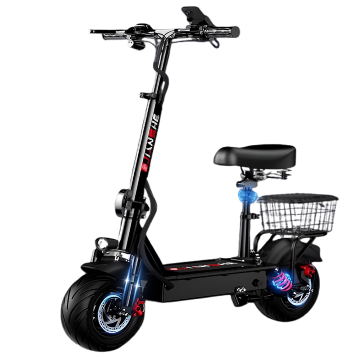 산타고 접이식 좌식 전동 킥보드 10인치 휴대용 전기 퀵보드, 48V 1500W 2030km, 1개