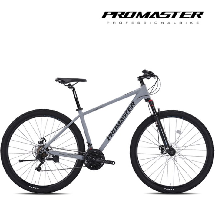 2025 프로마스터 29인치 MTB 자전거 엑스씨2.1D 시마노21단 디스크브레이크, 1개, 180cm, 매트 딥그레이