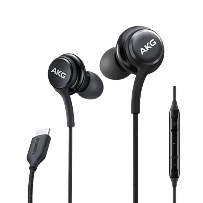 홈방구 삼성 C타입 AKG 정품 유선이어폰 갤럭시 스마트폰 S20 S21 S22 S23 S24 Z플립 전기종 노트10 노트20 아비스토 파우치 구성품 포함, 홈방구 C타입 블랙