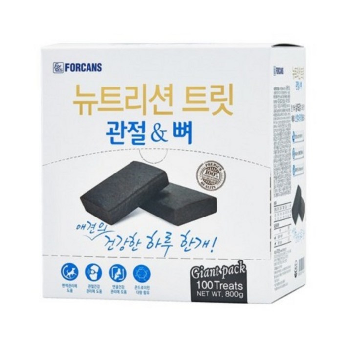 포켄스 뉴트리션 트릿 100p 15p 800g 관절 뼈 영양제  맛있는 영양제