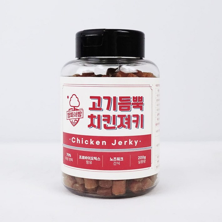 유통기한 임박할인 24.7.10 까지 땅파서팜 고기듬뿍 강아지 간식 져키 모음, 1kg, 200g 유통기한 임박할인 24.7.10 까지 땅파서팜 고기듬뿍 강아지 간식 져키 모음, 1kg, 200g