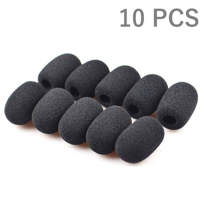 BGM 핀 마이크 헤드셋 마이크 스펀지 솜 커버 10개