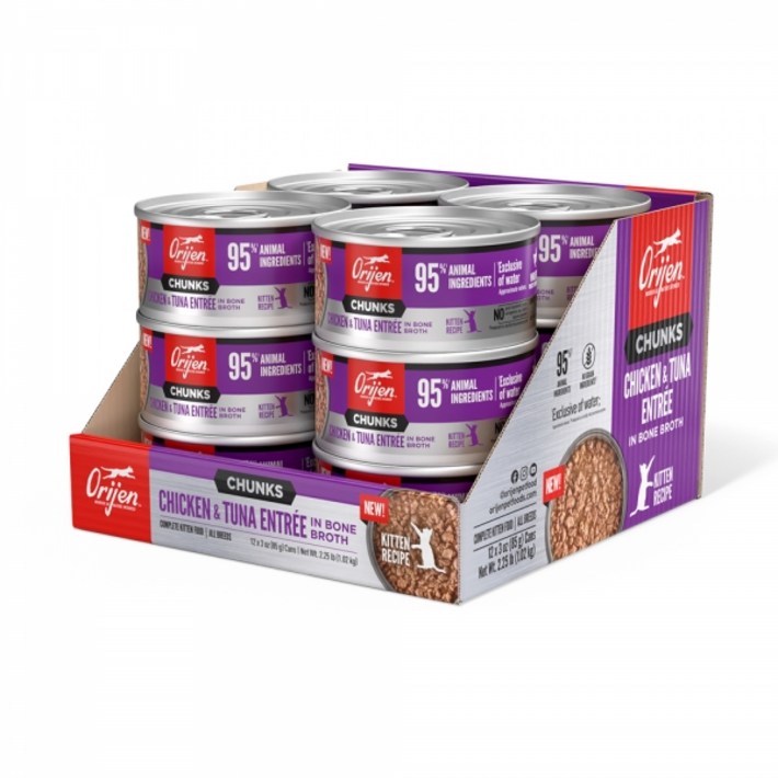 오리젠 캔 청크 치킨 튜나 키튼 85g x 24개, 85g, 24개, 닭참치