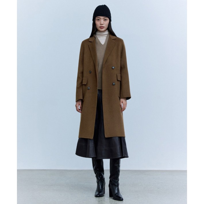 더엣지 THEATG 울혼방 핸드메이드 더블코트 2040071732 362185
