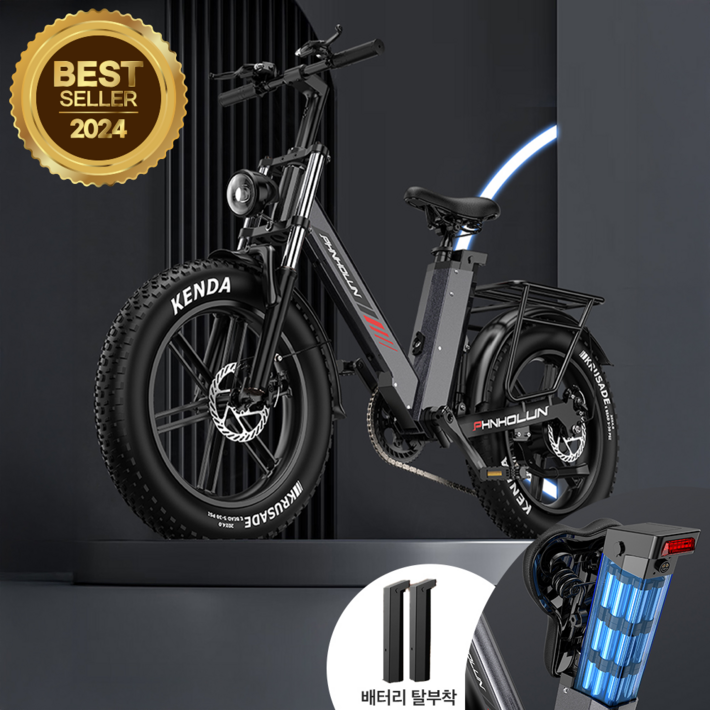 엠모션 전기자전거 팻바이크 오프로드 MTB 전기자전거 배달용 출퇴근용 48V, 1개, 170cm, 스페이스 그레이  40AH  주행거리 160km