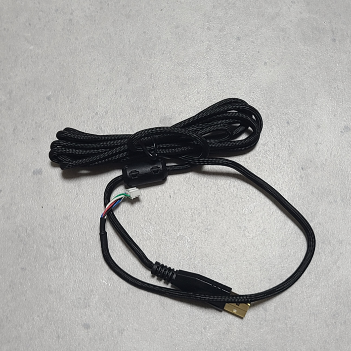G102 GPRO유선 G502 G1 G302 G400 MX518 인옵 익스 파라코드 금도금 USB 케이블 선 교체용, g1g400m518g400s