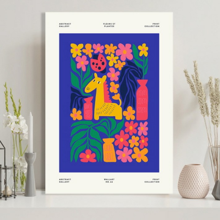 세잔느화실 마음치유, 안정감을 주는 따뜻한 아이방꾸미기 인테리어그림 액자