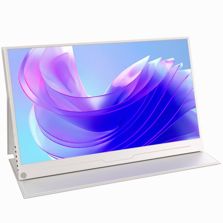 에비크 39.62cm FHD 15.6inch IPS 포터블 DEX 휴대용 모니터, 39.62cm, 화이트
