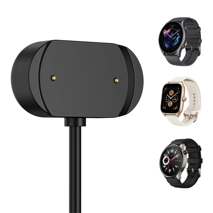 아야 어메이즈핏 티렉스2 GTR4 GTS3 GTR3 GTS4 호환 충전케이블 1m, 1개