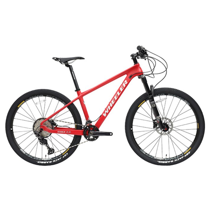 휠러 이글2.0 2022 카본 MTB자전거 27.5인치 시마노 XT 24단, 레드, 1개