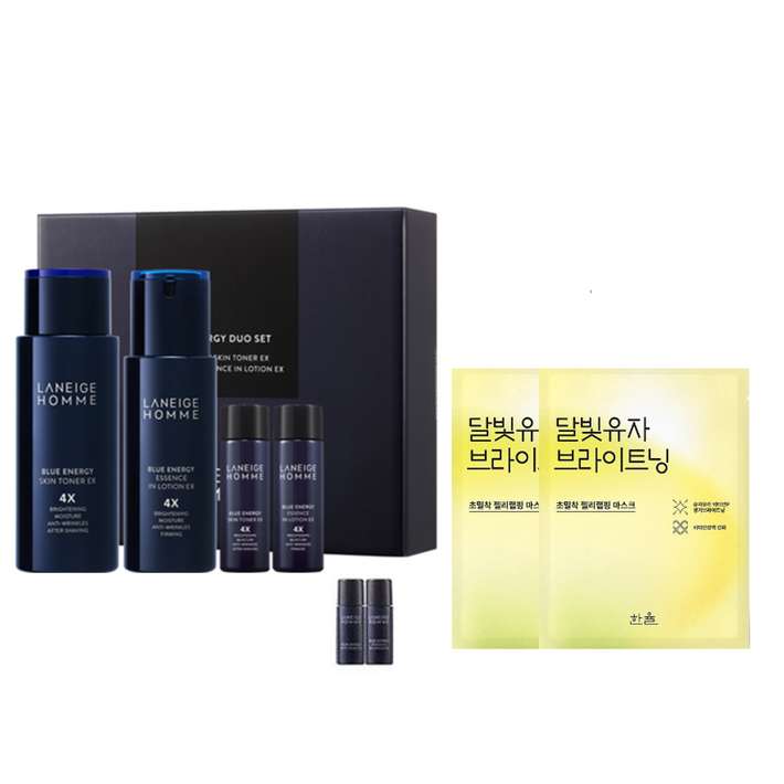 라네즈옴므 블루에너지 EX 2종 세트+5ml*2+마스크팩*2