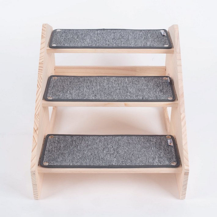 대형견 계단 강아지 3단 원목 펫 스텝 애견 발판