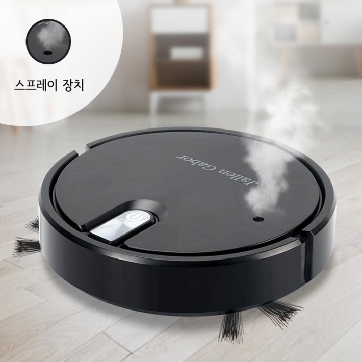 HU LULU 무선 스마트 로봇청소기 자동진공청소 물걸레 찜질 기능 USB충전, 블랙 HU LULU 무선 스마트 로봇청소기 자동진공청소 물걸레 찜질 기능 USB충전, 블랙