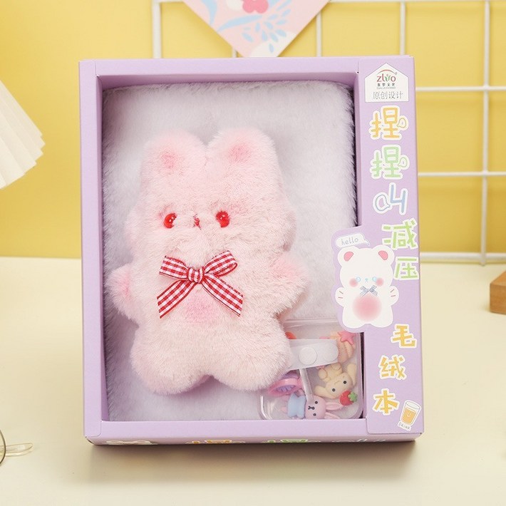 허니봉봉 토실토실 곰, 토끼 노트 예쁜 다이어리 노트 110장 220페이지