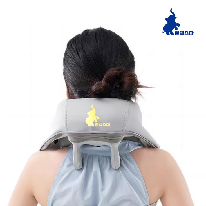 릴렉스파 목어깨 마사지기 3D텐션 목어깨 안마기, 그레이