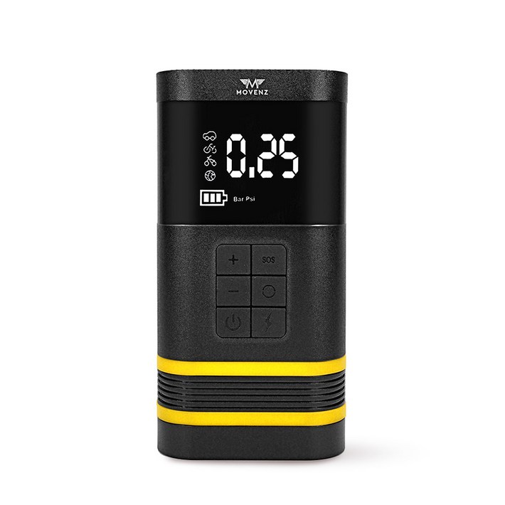 모벤즈 자동차 점프스타터 공기압 주입기 보조배터리, 1개, 7200mAh