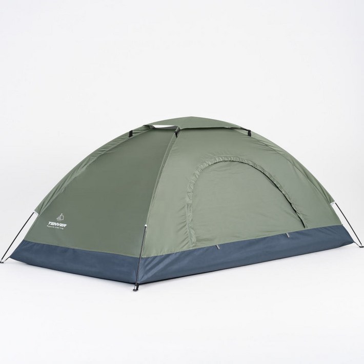 캠프텐버 조립식 공격형 1인용 백패킹 텐트, 밀리터리카키