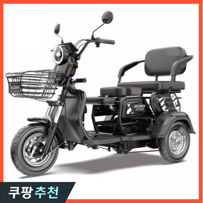 세이프실버 안전한 삼륜오토바이 세발 노인전동차 전기 스쿠터 바이크 세발 3륜 전동 자전거