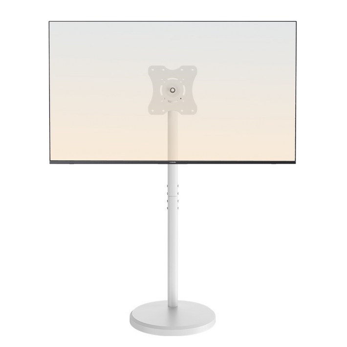 LA DERIVE TV 거치대 높이 조절 가능 이동식 TV 거치대 화면 360도 회전 가능 1442인치 대형 스탠드형 TV 거치대