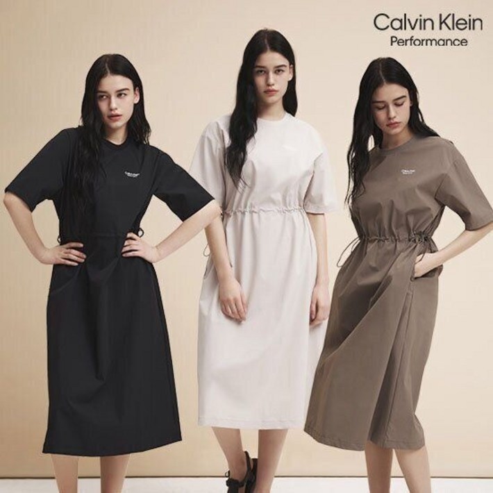 매장캘빈클라인 퍼포먼스 캘빈클라인퍼포먼스 25SS 썸머 나일론스판 원피스 1종 110187