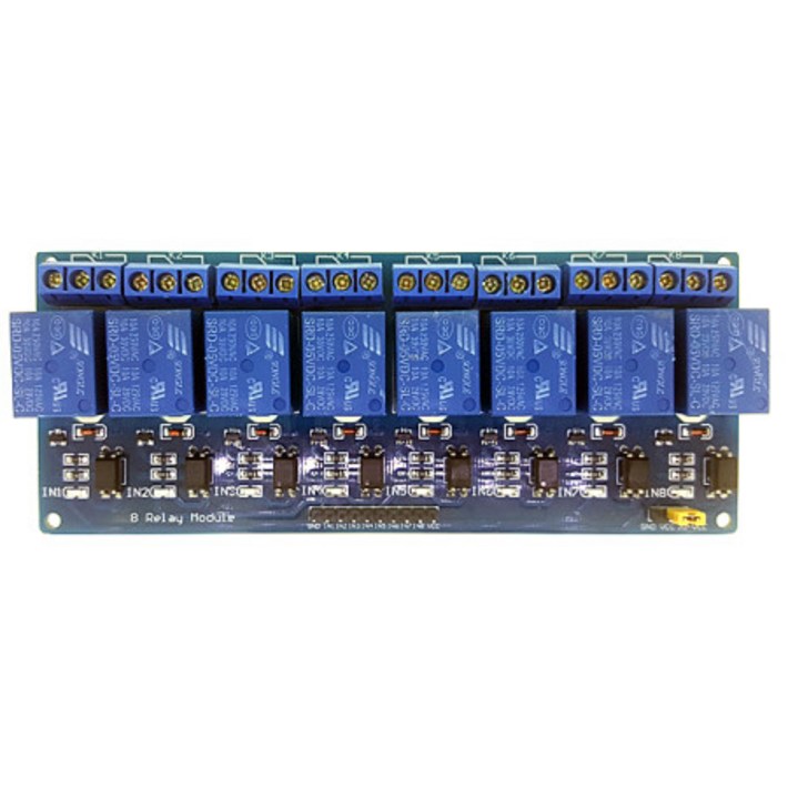 아두이노 8채널 릴레이 모듈 arduino Optocoupler Relay Module RELAYMODULE8CH, 1개
