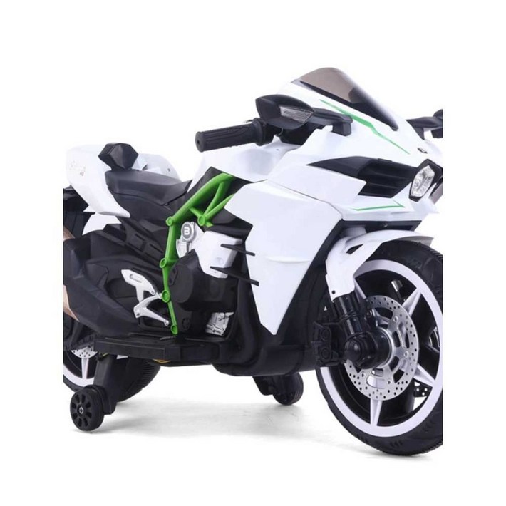 가와사키 H2 4륜차 어린이용 전기 오토바이 3-11세 초대형